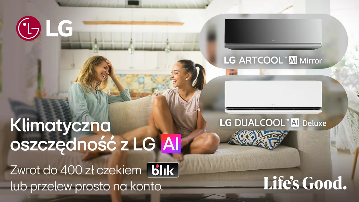 Promocja cashback na klimatyzatory LG